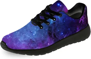 Galaxy Shoes for Women Men Tennis Running Walking Shoes Personalized 3D Print Sneakers Gifts for Him Her