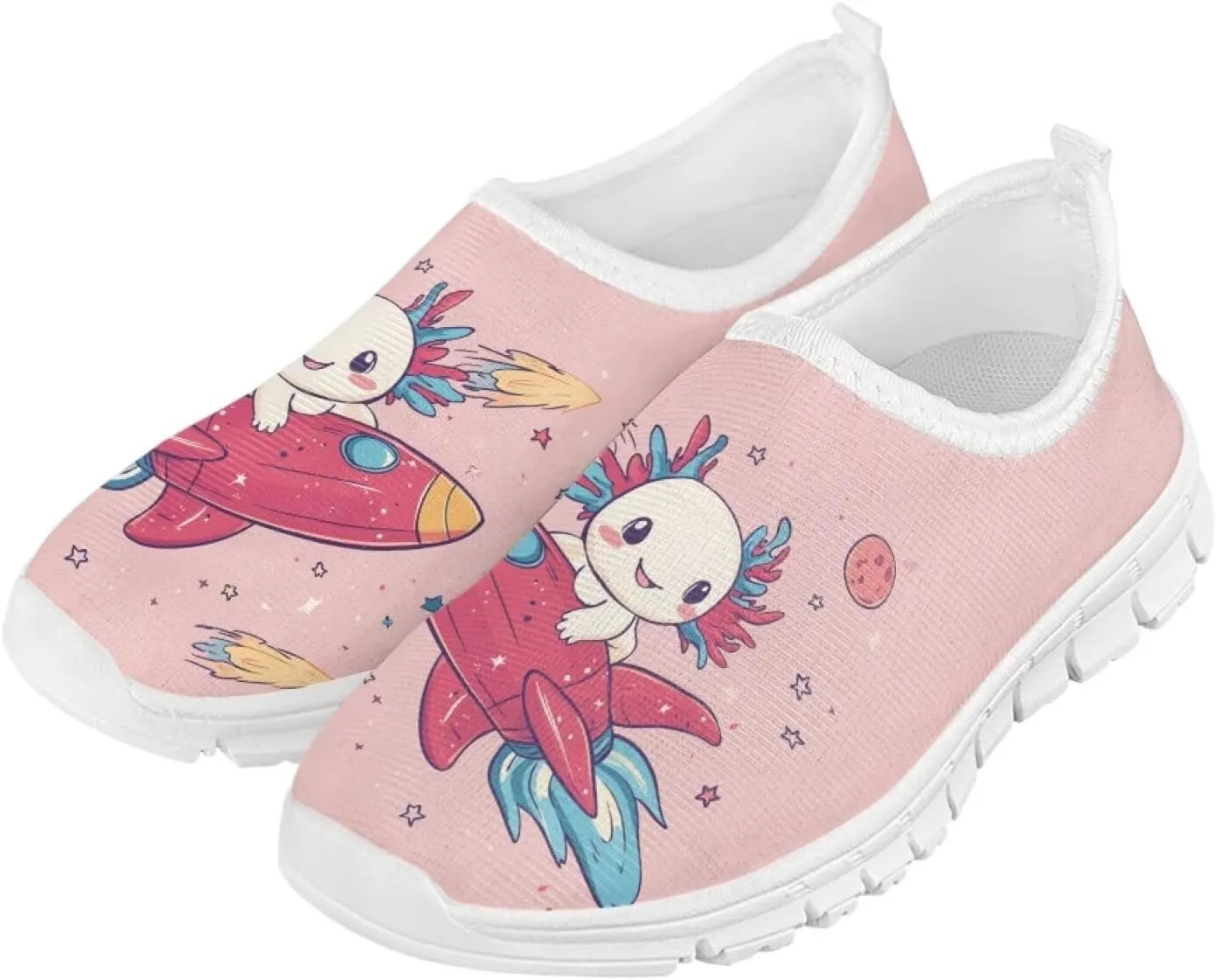 Girls Tennis Shoes Novelty Animal Slip On Shoes for Girls Little Big Kid
