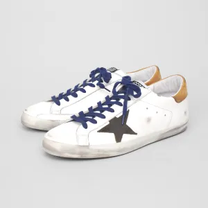 Golden Goose Superstar Green White Blue Sneakers