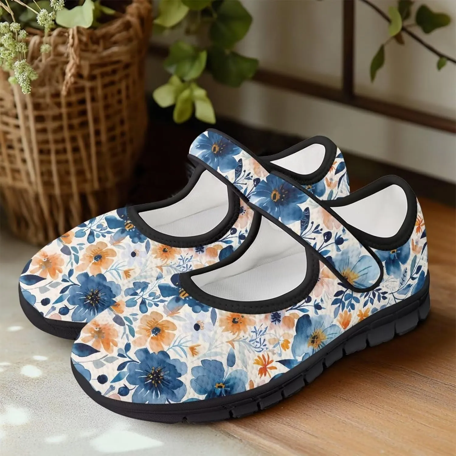 GOSTONG Women's Versatile Slip-Ons Flats Non Slip Lightweight Casual Walking Shoes for Travel Work Daily Shoes Black Size 5.5-10