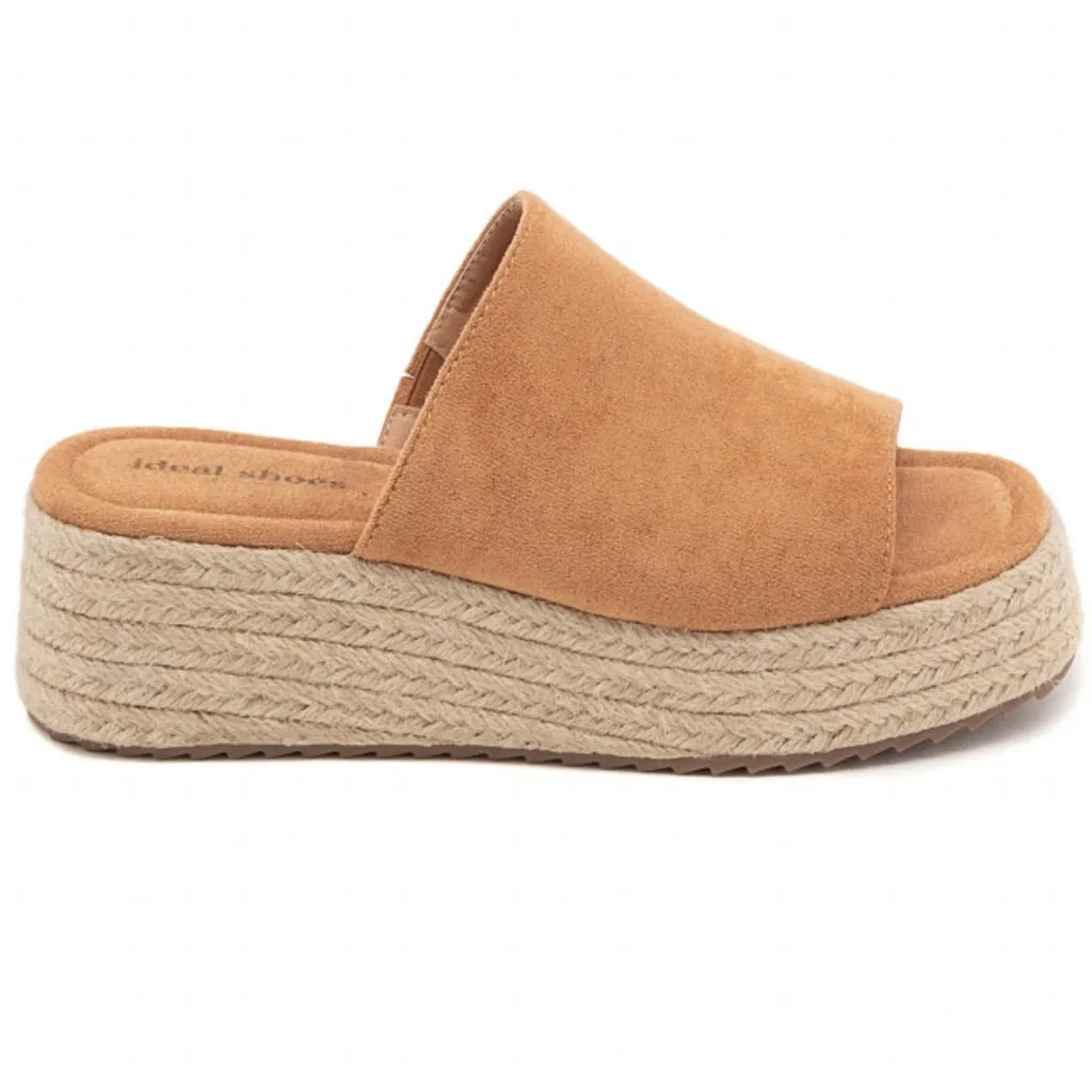 Hailey plateau sandaler 5937 - Camel