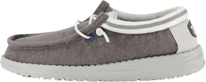 Hey Dude® Wally Canvas Shoes for Kids – Canvas Upper – Rubber Outsole – Cotton Lining – Breathable Design