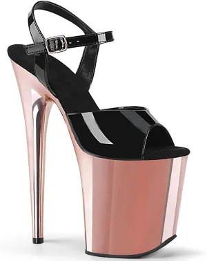High Heels Women's Slingback Peep Toe Platforms Sandals Stiletto Ankle Strap Pumps Party Pole Dancing Shoes 20cm