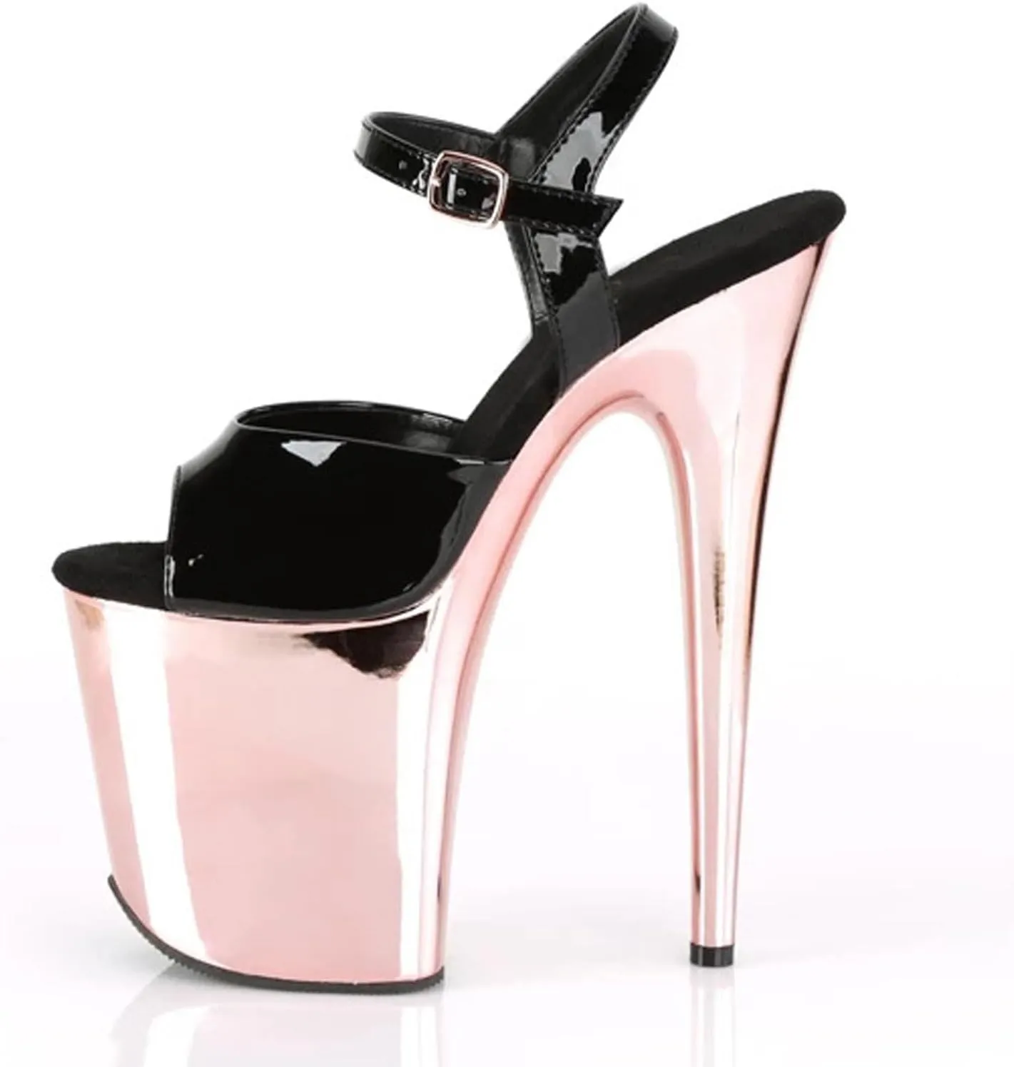 High Heels Women's Slingback Peep Toe Platforms Sandals Stiletto Ankle Strap Pumps Party Pole Dancing Shoes 20cm