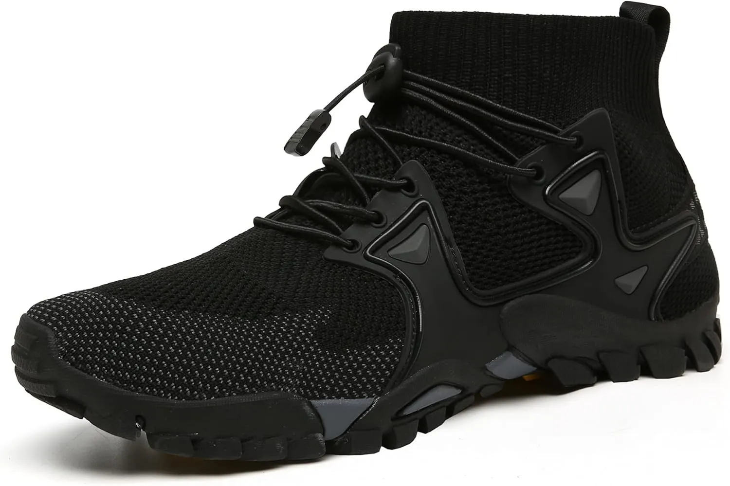 Hiking Boots Mens Walking Shoes Lightweight Trekking Outdoor Mountain Mid Casual Trainers Lace-up