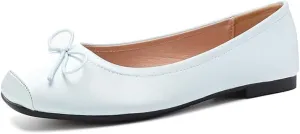 JiangWei Shu Women Satin Bow Knot Ballet Flats Female Slip On Dress Party Shoes