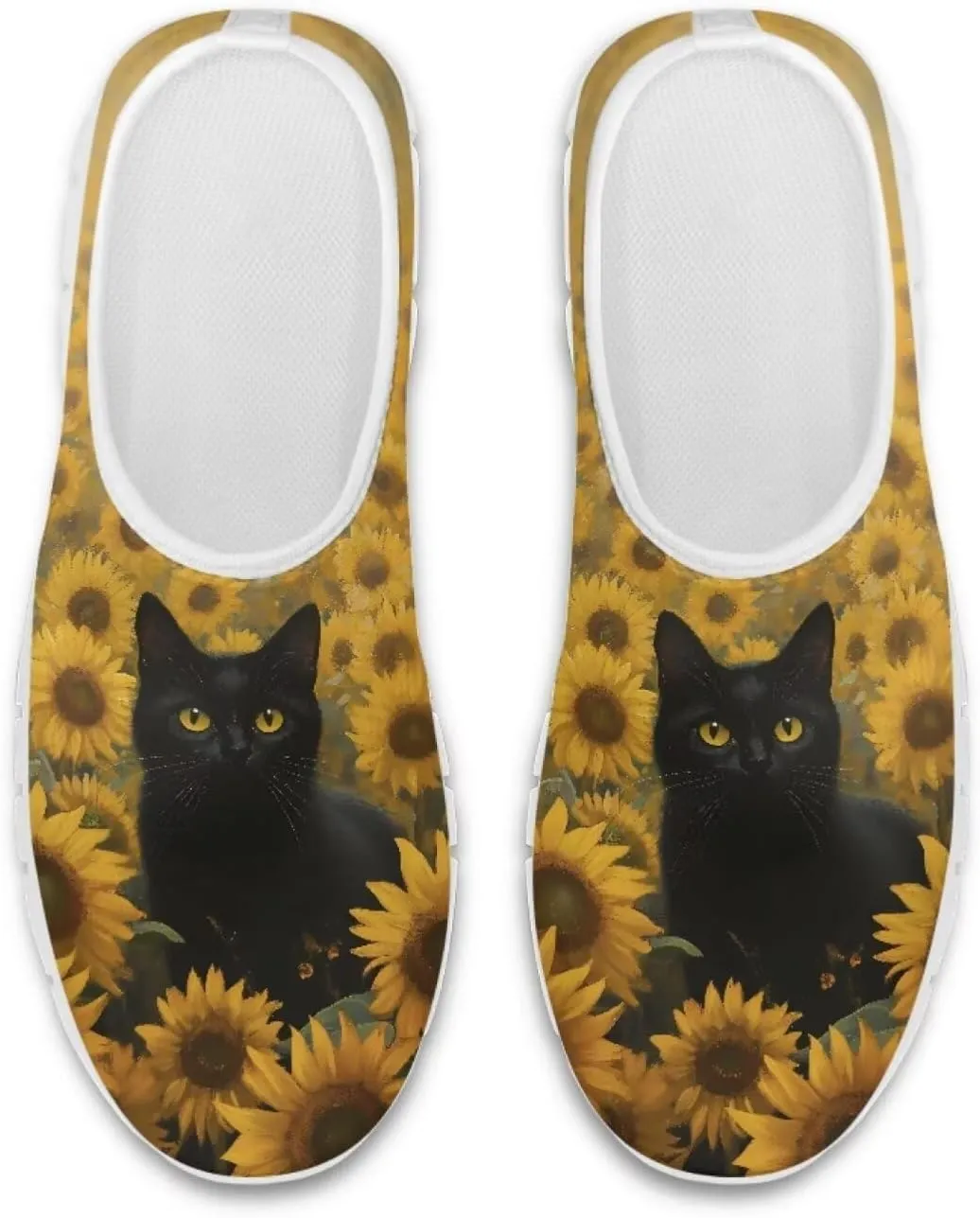 JoyLamoria Cow Platform Sneakers Causal Slip on Shoes Causal Boat Loafers for Women with Arch Support Art Travel Shoes
