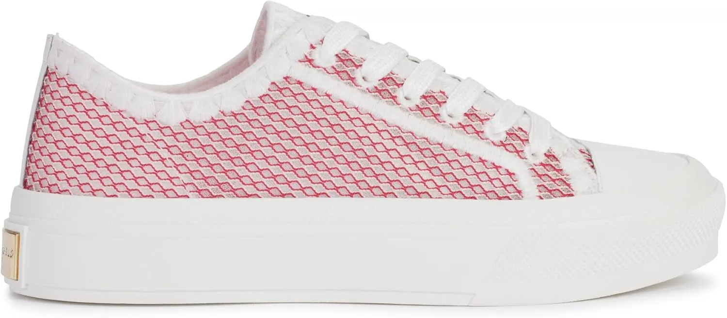 Karl Lagerfeld Paris Women's Cushioned Insole Everyday Giddeon-Lace Up Sneaker
