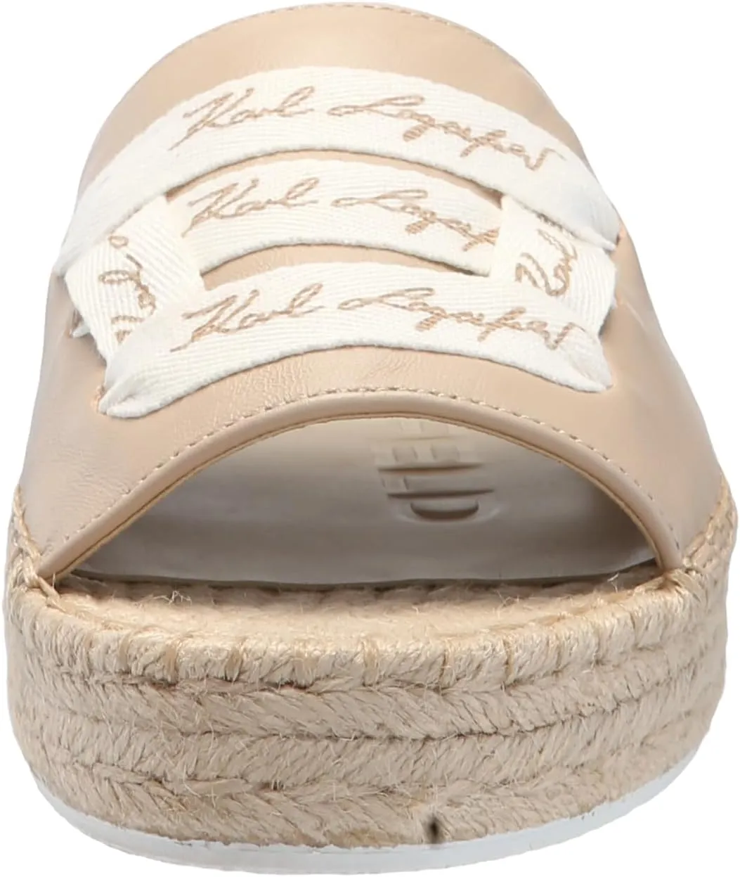 KARL LAGERFELD womens Cherie Slide Espadrille Sandal