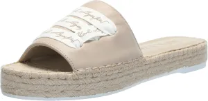 KARL LAGERFELD womens Cherie Slide Espadrille Sandal