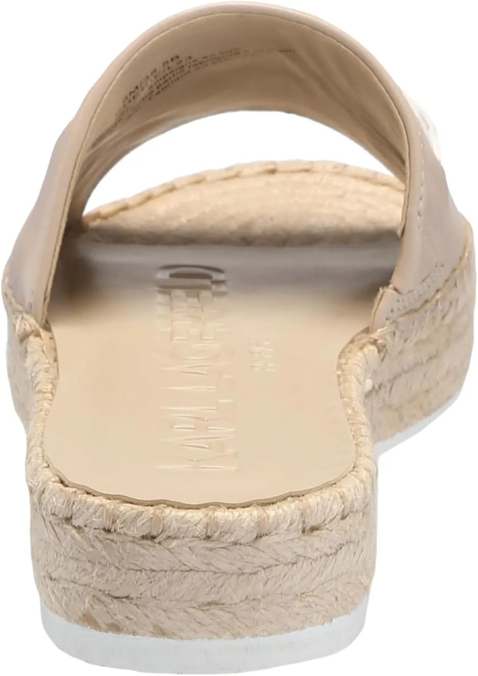 KARL LAGERFELD womens Cherie Slide Espadrille Sandal