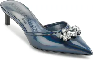 KARL LAGERFELD womens Sosie Pointed Toe Heel Pump