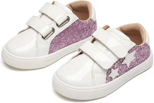 Kiderence Toddler Girls Sneakers Little Girls Running Sports Shoes(Toddler/Little Kids)