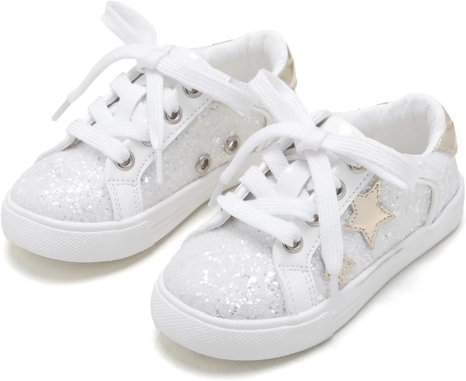 Kiderence Toddler Girls Sneakers Little Girls Running Sports Shoes(Toddler/Little Kids)