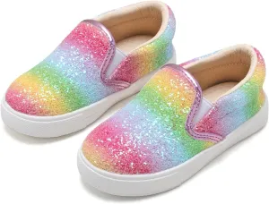 Kiderence Toddler Girls Sneakers Little Girls Running Sports Shoes(Toddler/Little Kids)
