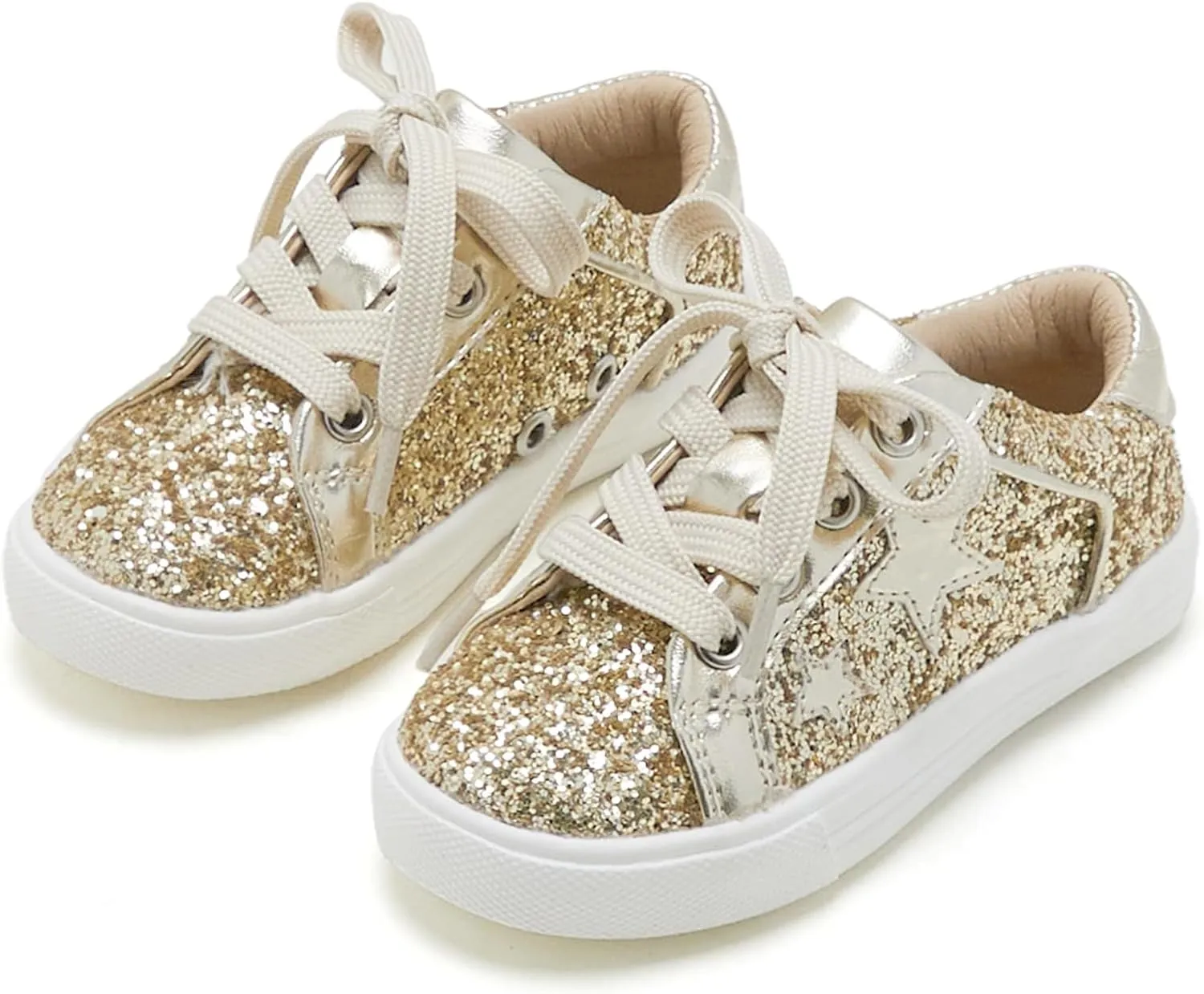 Kiderence Toddler Girls Sneakers Little Girls Running Sports Shoes(Toddler/Little Kids)