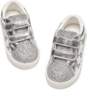 Kiderence Toddler Girls Sneakers Little Girls Running Sports Shoes(Toddler/Little Kids)