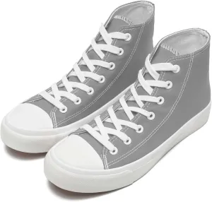 Kids Canvas Sneakers for Girls Boys High Top Canvas Fashion Shoes Comfortable Classic Casual Lace up Walking Running Shoes