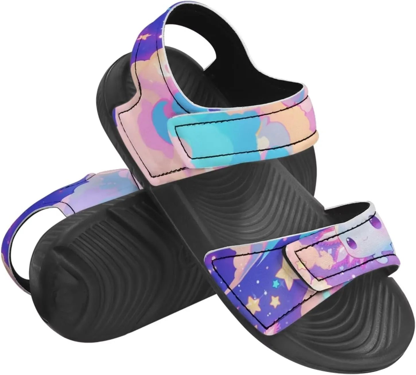 Kids Sandals Girls Toddler Summer Shoes Sandals for Kids Girls Summer Slide with Adjustable Strap Athletic Shoes