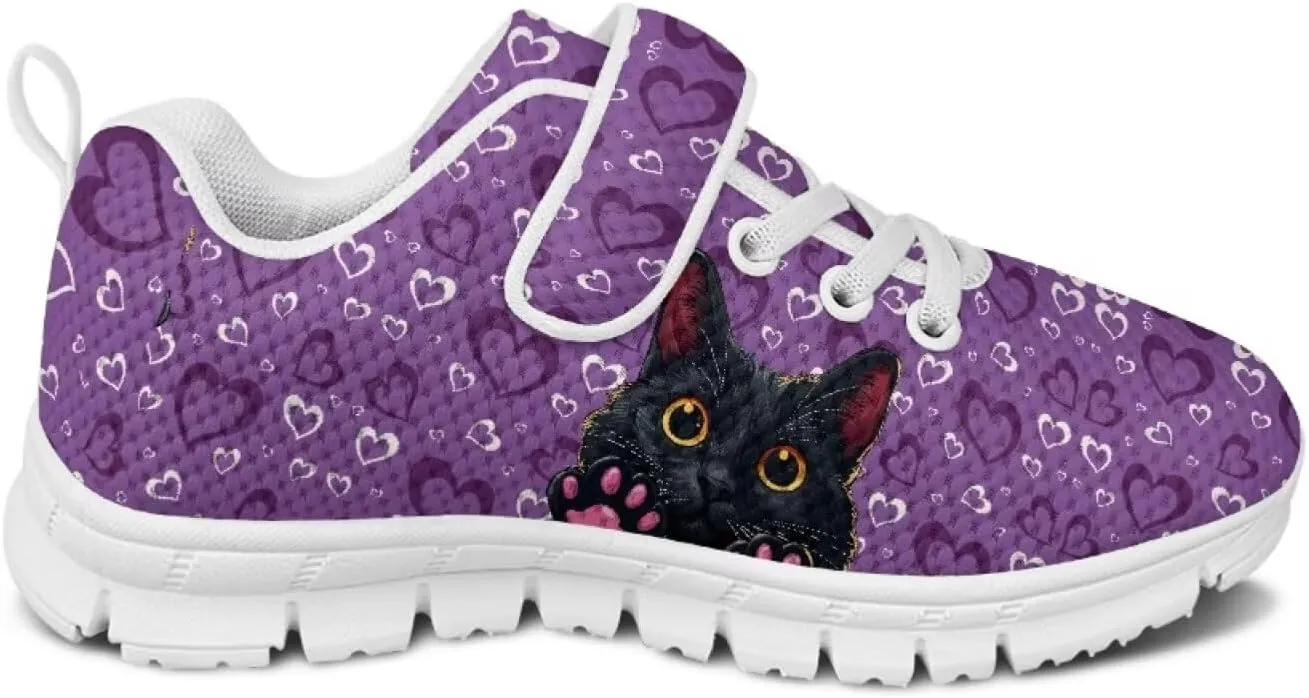 Kids Tennis Gym Shoes Slip On Sneakers Comfy Running Athletic Shoes