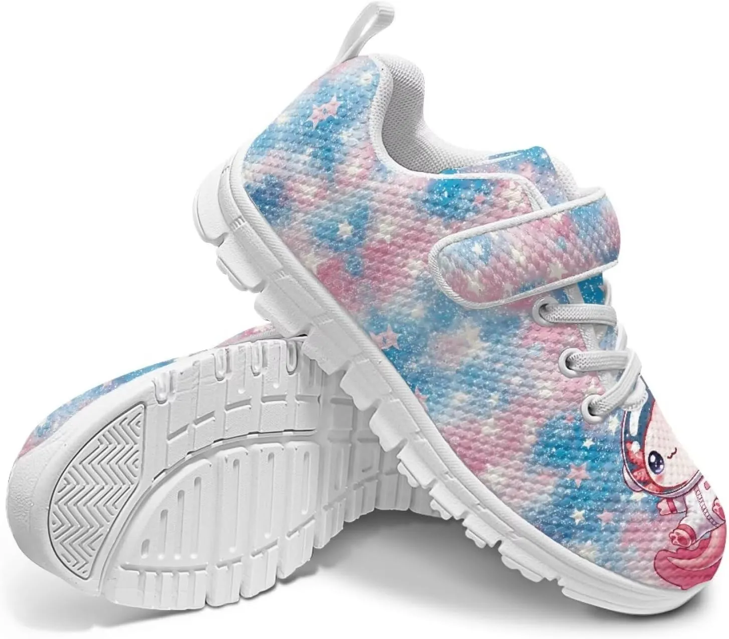 Kids Tennis Gym Shoes Slip On Sneakers Comfy Running Athletic Shoes