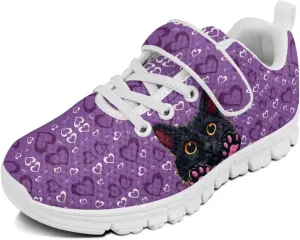 Kids Tennis Gym Shoes Slip On Sneakers Comfy Running Athletic Shoes