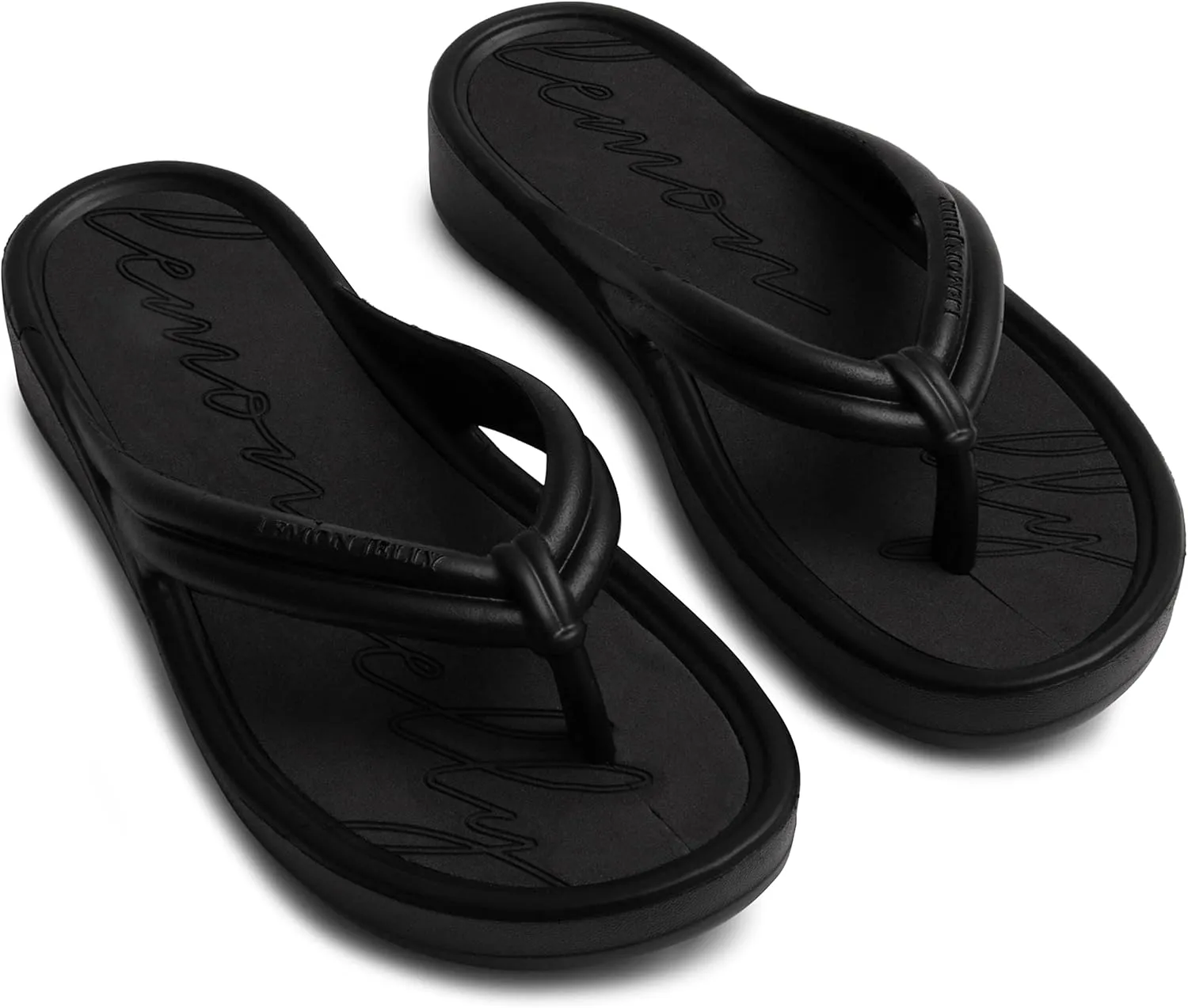 Lemon Jelly Flip Flops for Women - Water-Friendly Comfort Beach Slippers - Super Lightweight Summer Flip Flops for Women - Versatile, Casual Sandals for Ladies - Great for the Pool, Beach & Shower