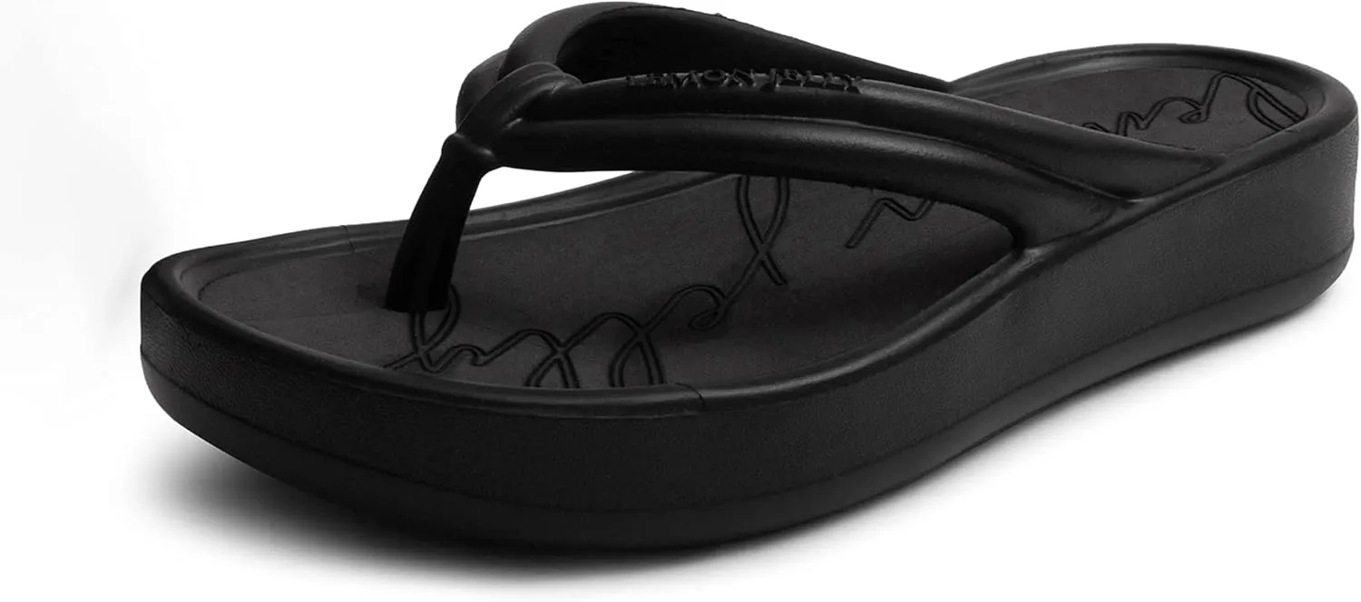 Lemon Jelly Flip Flops for Women - Water-Friendly Comfort Beach Slippers - Super Lightweight Summer Flip Flops for Women - Versatile, Casual Sandals for Ladies - Great for the Pool, Beach & Shower