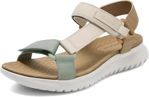 Littleplum Women's Sandals Casual Summer Water Beach Sandals With Arch Support Adjustable Athletic Sandals for Traveling Walking Camping