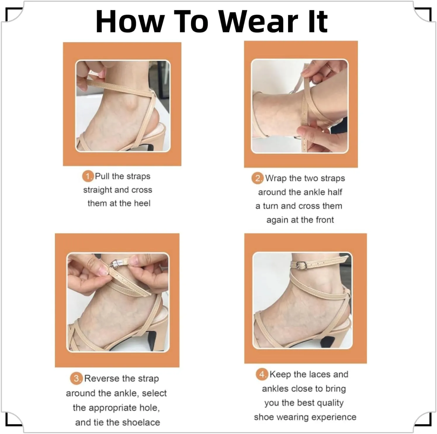 MAVMAX Strappy Heels for Women Square Toe Ankle Strap Buckle Heeled Sandals Lace Up Chunky High Heel Sandals Wedding Work Party Dress Shoes