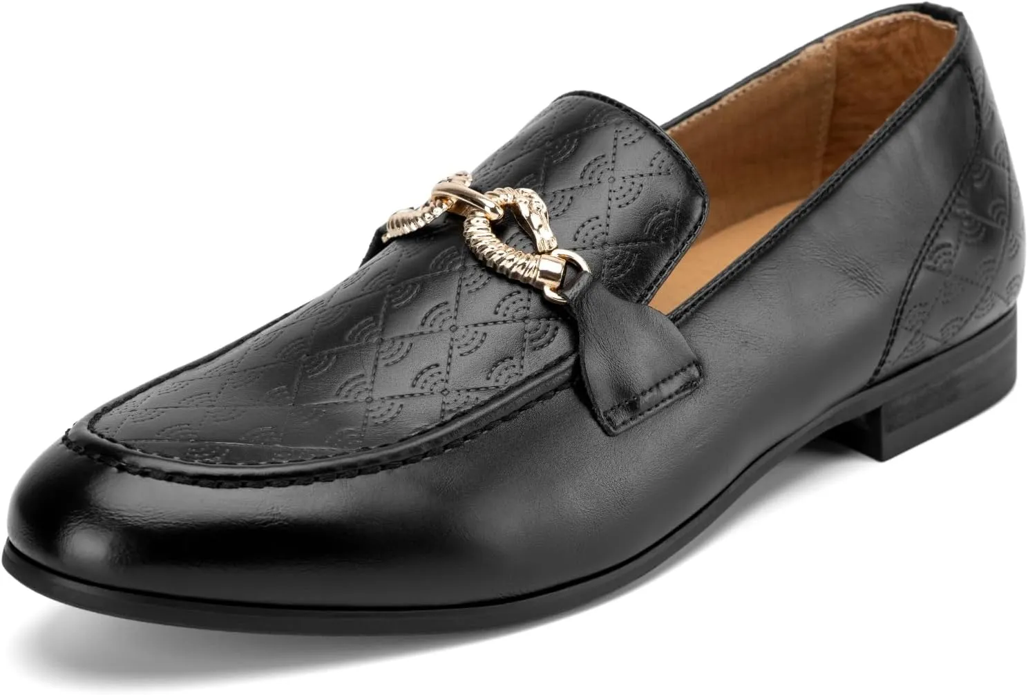 Meijiana Men's Fashion Classic Faux Leather Loafers and Weeding Dress Shoes for Men