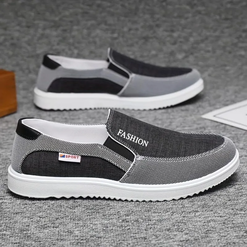 Men's Breathable Casual Loafers, Lightweight Anti-Skid Slip On Shoes for Outdoor Walking Driving, Men's Street Footwear, Spring and Summer