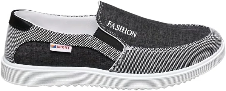 Men's Breathable Casual Loafers, Lightweight Anti-Skid Slip On Shoes for Outdoor Walking Driving, Men's Street Footwear, Spring and Summer