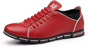 Mens Driving Shoes Fashion Walking Flat Sneakers Comfort Lace-up Business Casual Shoes Wedding Office Dress Shoes