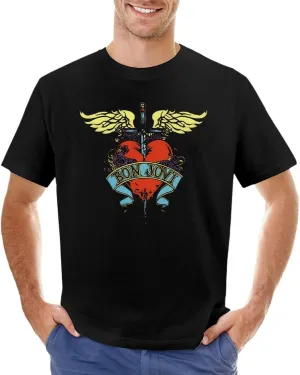 Men's Music Fans T-Shirts 80s&90s Short Sleeve Cotton Shirts Adult