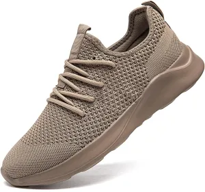 Men's Running Walking Shoes Sneakers Tennis Fitness Athletic Shoes Non Slip On Sports Casual Workout Shoe Lightweight Comfortable Gym Fashion Breathable Mesh Trainer