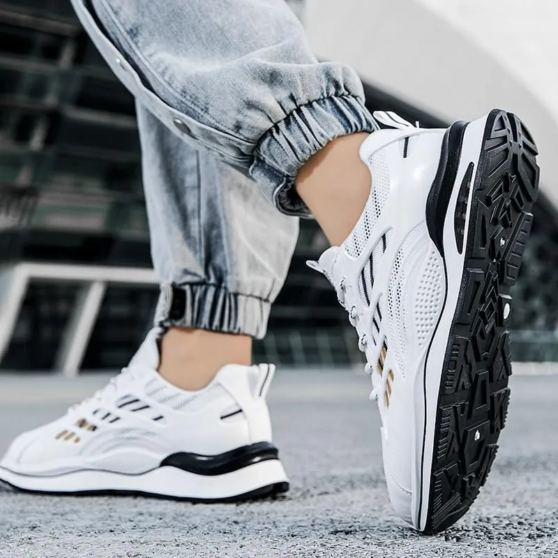 Men's Sneakers Sport Running Athletic Tennis Walking Shoes Men's Wide Toe Box Running Shoes Natural Foot Shape Tennis Sneakers Non-Slip Breathable Sneakers Shoes Size 6.5-10