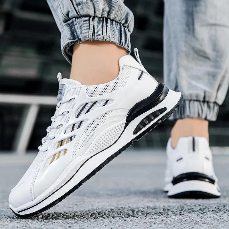 Men's Sneakers Sport Running Athletic Tennis Walking Shoes Men's Wide Toe Box Running Shoes Natural Foot Shape Tennis Sneakers Non-Slip Breathable Sneakers Shoes Size 6.5-10
