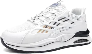 Men's Sneakers Sport Running Athletic Tennis Walking Shoes Men's Wide Toe Box Running Shoes Natural Foot Shape Tennis Sneakers Non-Slip Breathable Sneakers Shoes Size 6.5-10