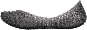 mini melissa Campana Papel Flats for Kids - Comfortable & Cute Closed-Toe Jelly Flat Shoes with Interwoven Cut-Out Design for Girls