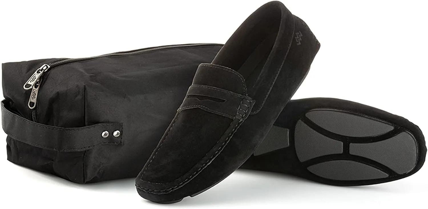 Mio Marino Mens Loafers and Slip On - Suede Casual Shoes for Men - Hand Stitched - Comfortable and Walking Friendly