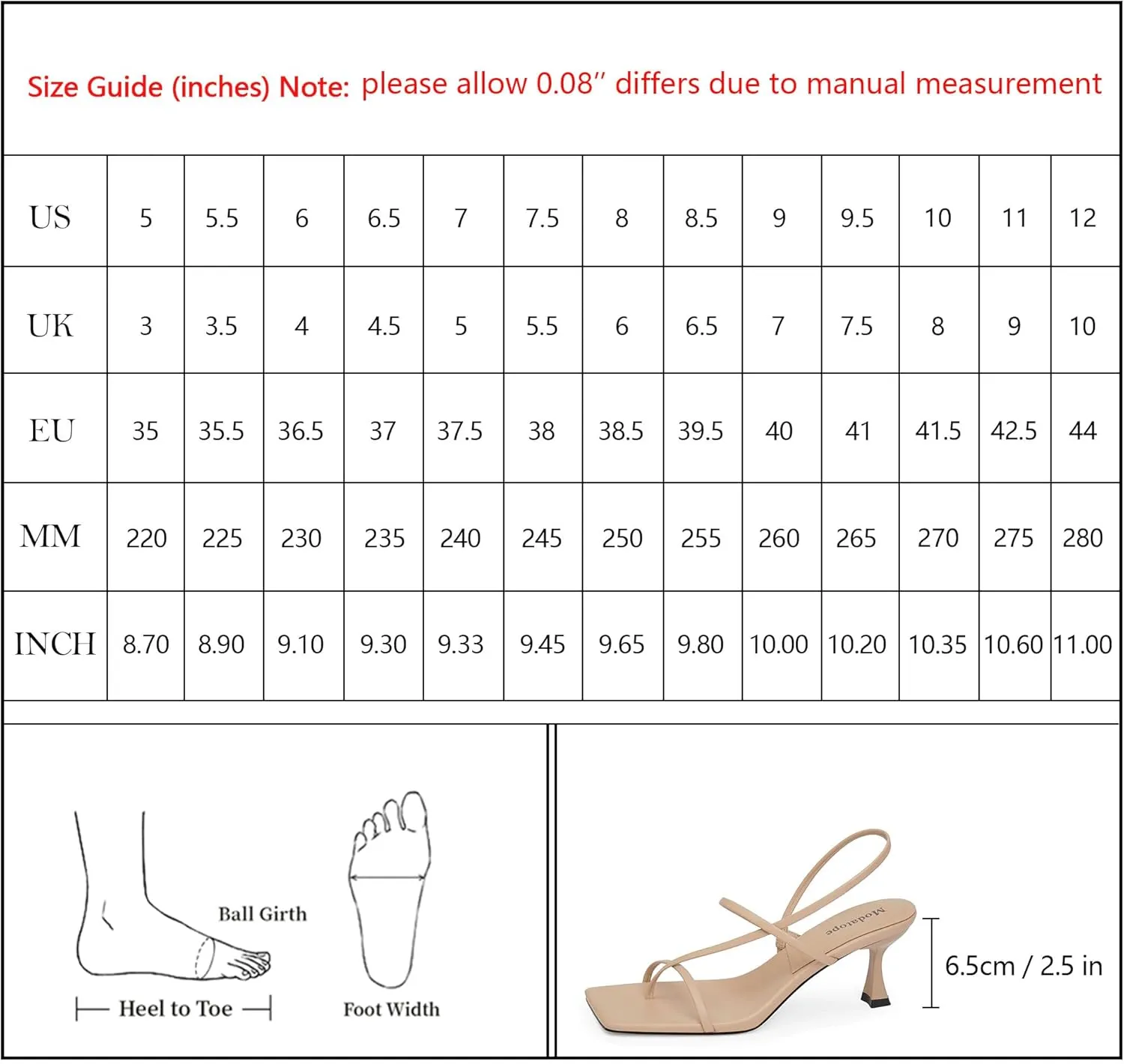 Modatope Womens Kitten Heel Strappy Thong Sandals Square Open Toe Flip Flop Heels
