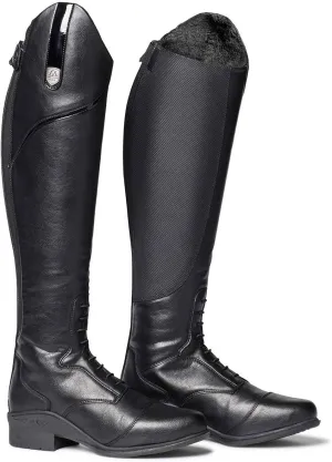 MOUNTAIN HORSE Ladies Veganza Winter Tall Boots, 9 Regular Short, Black