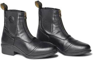 MOUNTAIN HORSE Ladies Veganza Zip Paddock Boots, 10, Black