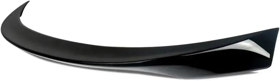 MP Style Rear Bumper Lip Trunk Spoiler Compatible for BMW F16 X6 2015 2016 2017 2018 Carbon Fiber Car Rear Trunk Boot Lip Spoiler Wing(Glossly Black)