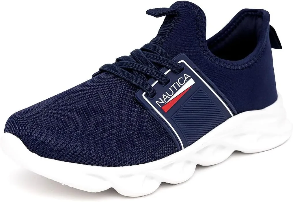 Nautica Kids Sneaker Athletic Slip-On Bungee Running Shoes|Boy - Girl|(Big Kid/Little Kid/Toddler) - Neave/Kappil