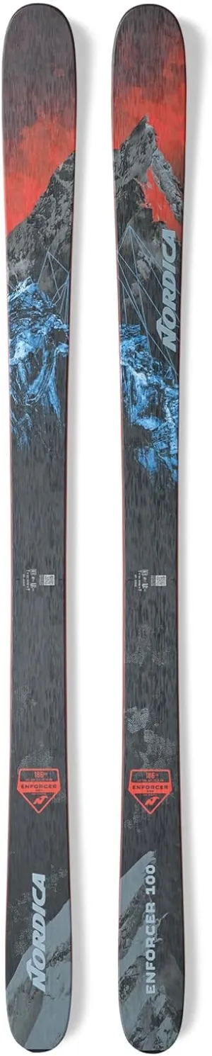 NORDICA Men's Enforcer 100 Skis | Durable High-Performance Smooth Lightweight Versatile All-Mountain Skis