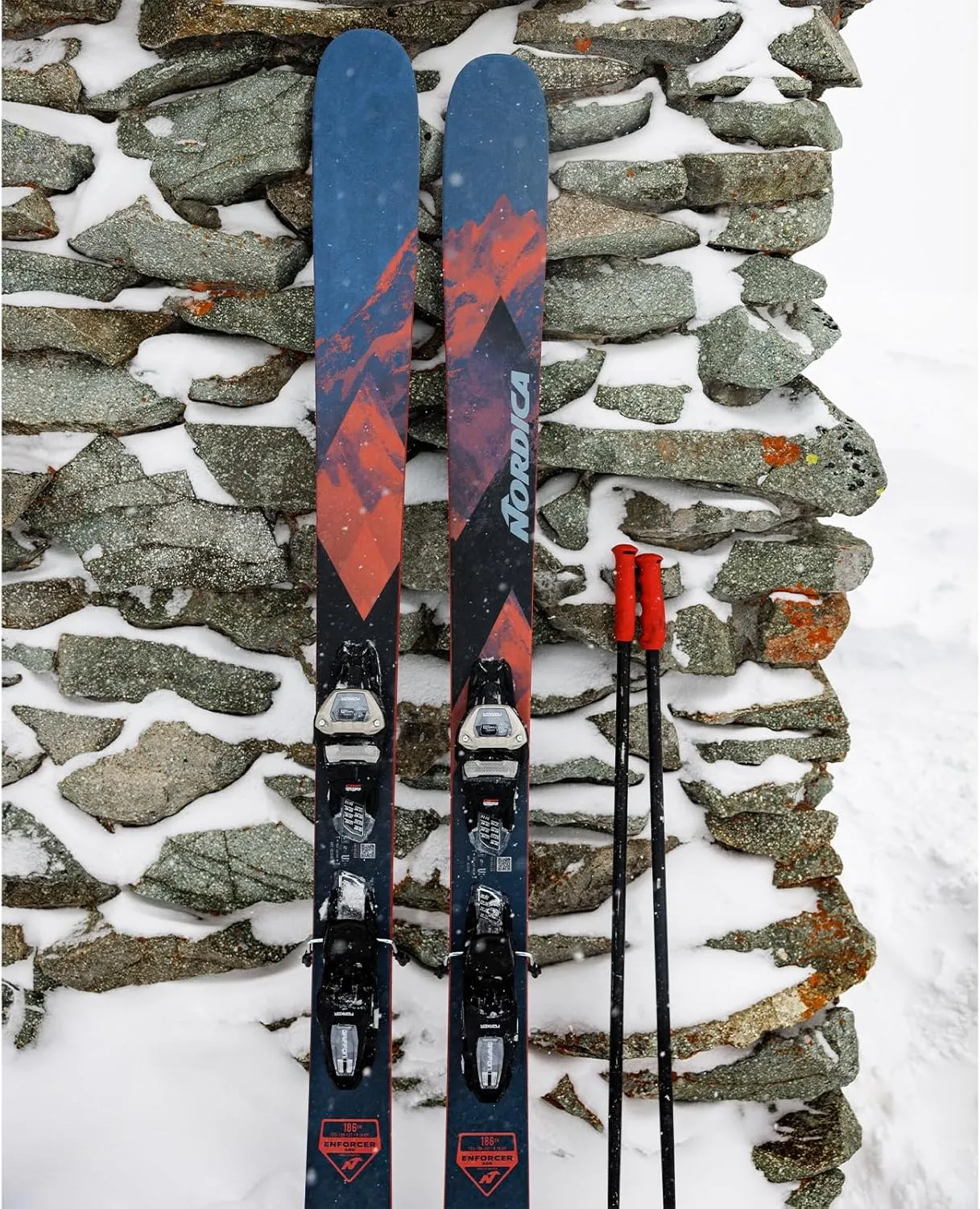 NORDICA Men's Enforcer 100 Skis | Durable High-Performance Smooth Lightweight Versatile All-Mountain Skis