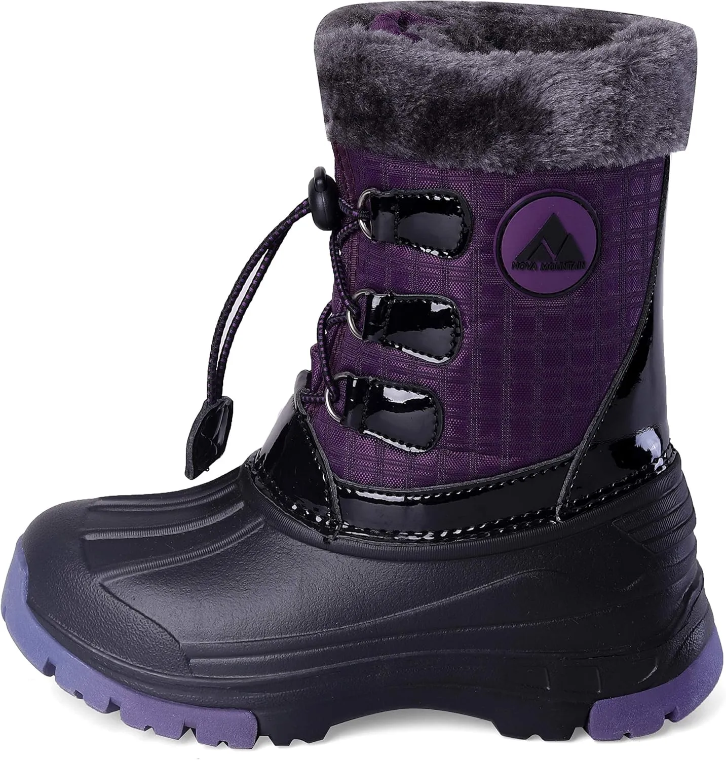 Nova Mountain Boy's and Girl's Waterproof Winter Snow Boots