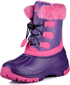 Nova Mountain Boy's and Girl's Waterproof Winter Snow Boots